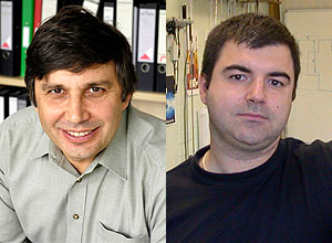 Os russos Andre Geim e Konstantin Novoselov pesquisaram material que permite avanos na fsica quntica