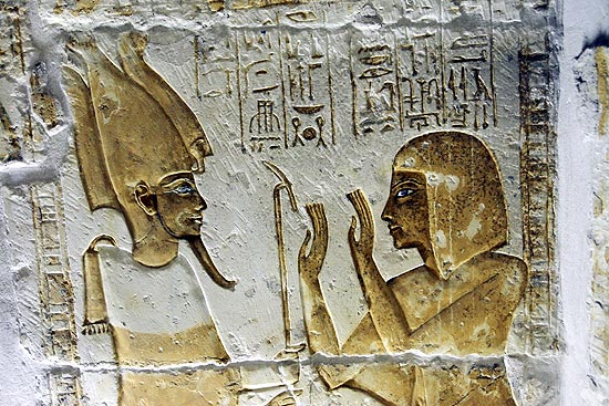 Paredes trazem história de Horemheb, que ocupou o cargo máximo político do Egito como faraó