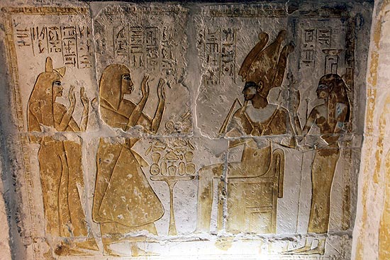 Complexo é formado por sete tumbas; além da do general Horemheb, há também a de tesoureiro de Tutancâmon