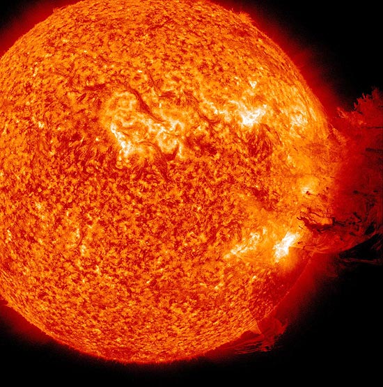 Atividade solar se intensifica de forma cíclica, a cada período de 11 anos, segundo estimativa da Nasa