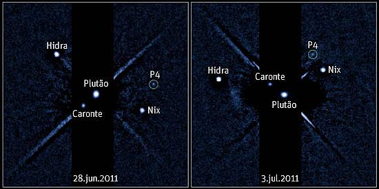 Nasa divulgou as imagens do telescópio Hubble; a quarta lua de Plutão encontrada é a menor de todas