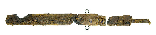 A espada encontrada em sítio arqueológico israelense mede 60 centímetros 