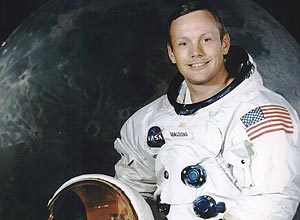 Neil Armstrong, primeiro homem a pisar na lua
