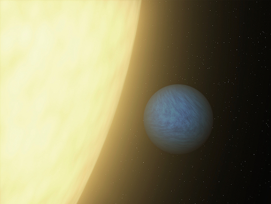 Imagem divulgada pela Nasa mostra o planeta batizado de "55 Cancri e"