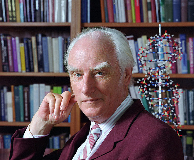 Cientista Francis Crick, um dos descobridores da estrutra do DNA, em 1953 