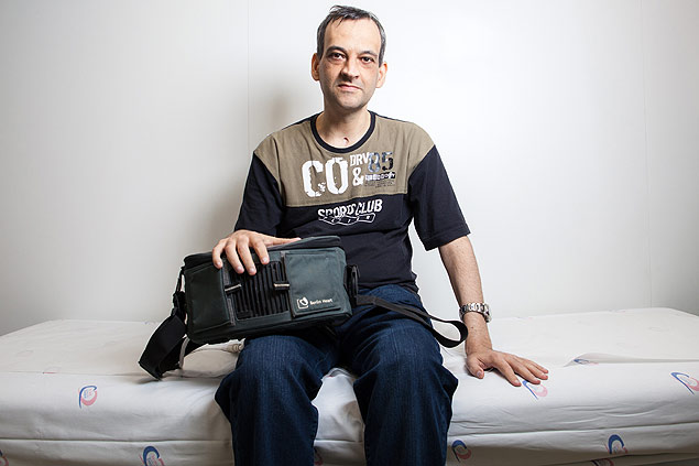 Marcelo Loeb foi o primeiro paciente a sobreviver a um implante de corao artificial definitivo no Brasil 