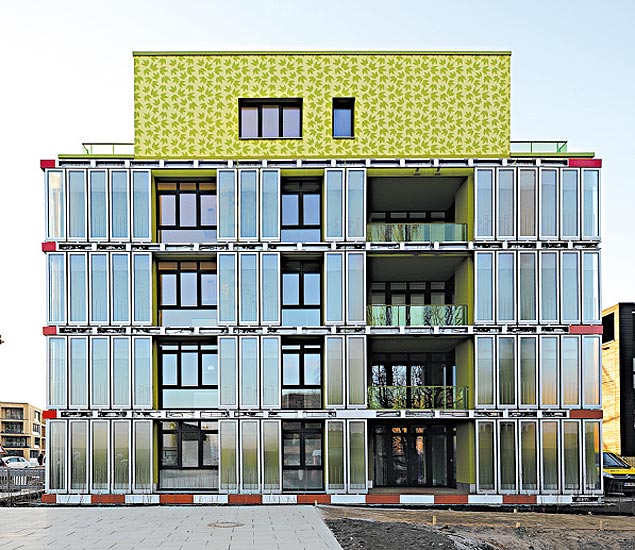 Edifício Bio Intelligent Quotient, em Hamburgo, na Alemanha
