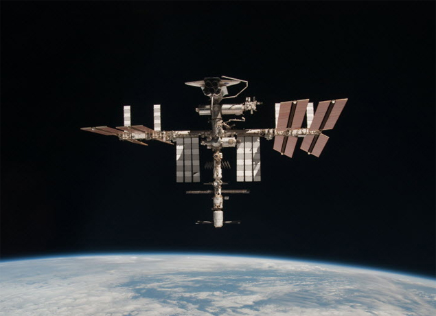 Estao Espacial Internacional em imagem de divulgao da Nasa de junho de 2011 