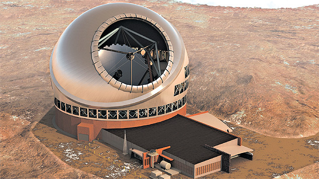 O telescpio Telescpio Gigante Magalhes, em construo por um consrcio, recebeu US$ 35 milhes do bilionrio do petrleo George Mitchell