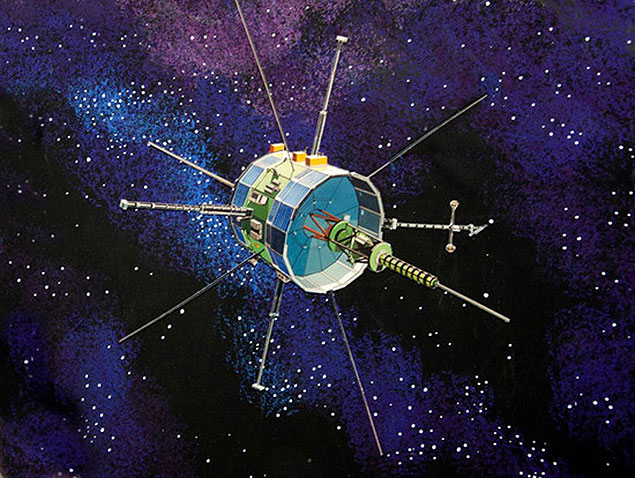 A sonda da misso Isee-3, lanada em 1978 e oficialmente aposentada pela Nasa em 1997
