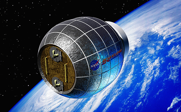 A Nasa est fazendo parcerias para testar uma sala inflvel que seria acoplada  Estao Espacial Internacional