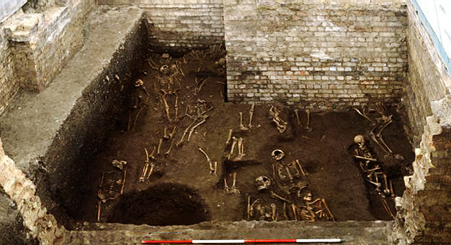 Cemitrio medieval  descoberto sob Universidade de Cambridge