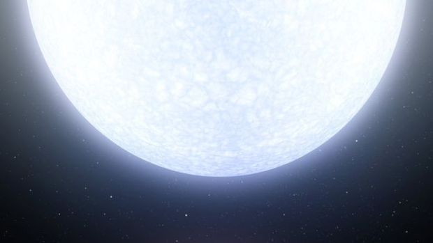Extremamente brilhante, estrela deve ter vida curta se comparada  do Sol