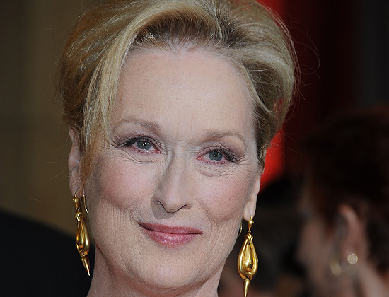 Meryl Streep na entrega do Oscar