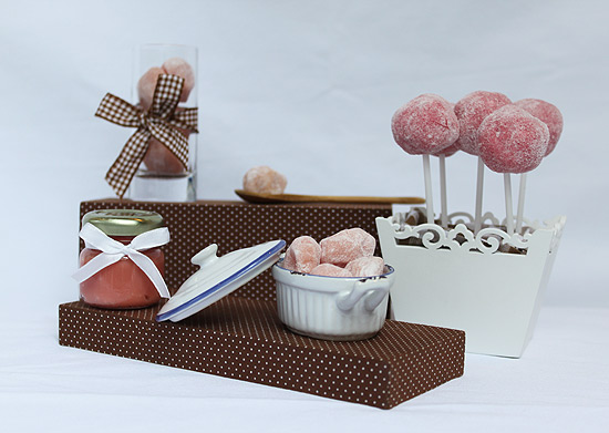 Brigadeiro rosa da chef Bia Dias