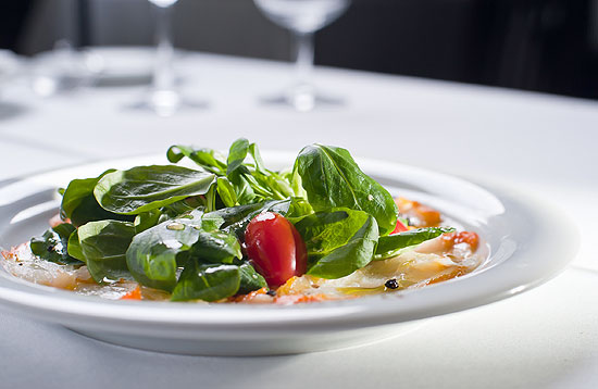 Carpaccio de hadoque