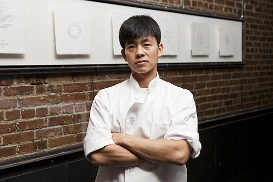 O chef Jung Sik Yim, um dos convidados do Madrid Fusin 2012, que homenageou a gastronomia coreana