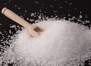 Em cristais grandes, o sal grosso preserva mais propriedades