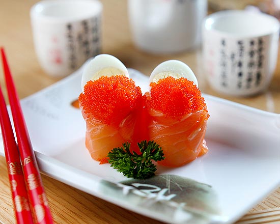 Sushi gunkan maki tarakô  