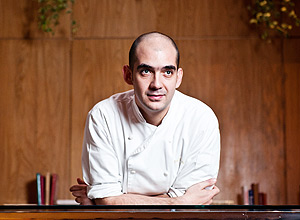 O chef Jos Barattino no restaurante Emiliano