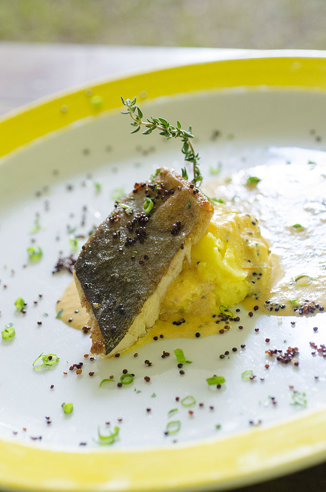 Bobó de truta do chef Jonatas Moreira
