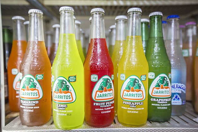 Produtos antes considerados "tnicos" ganham preferncia dos consumidores norte-americanos; acima, refrigerante mexicano