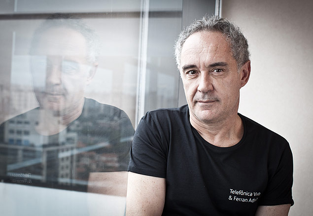 O chef Ferran Adri, que veio ao Brasil a convite da Telefonica Vivo 