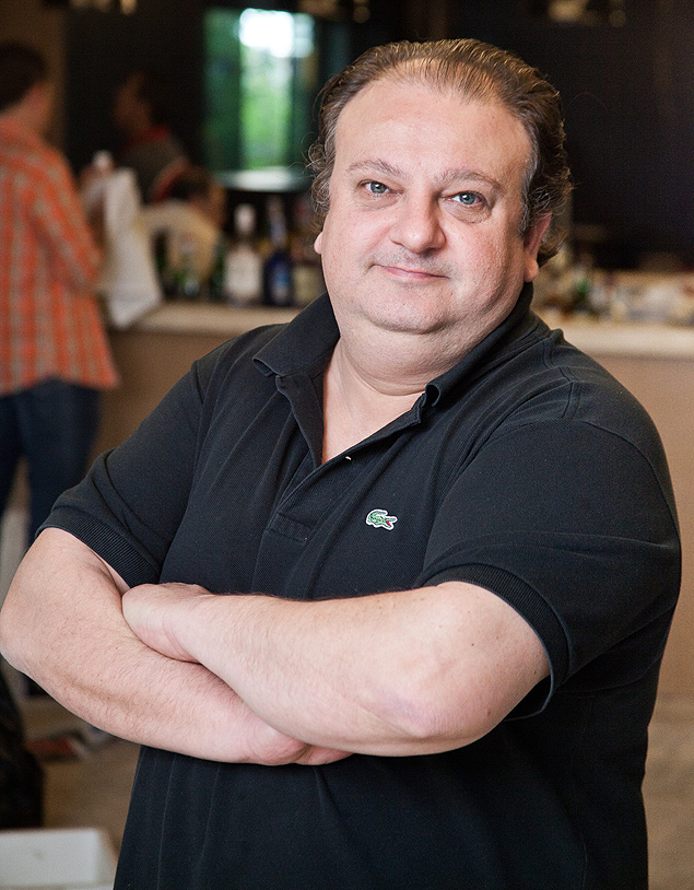 O chef Erick Jacquin, que recebeu vrios prmios de melhor francs da cidade e  jurado do 'MasterChef