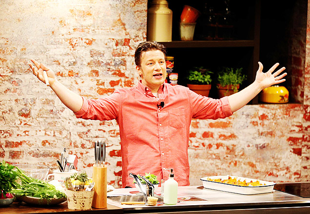 Jamie Oliver participa de programa de TV na Austrália