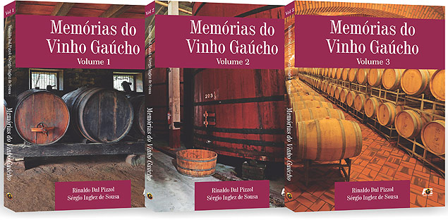 Livros "Memrias do vinho gacho"