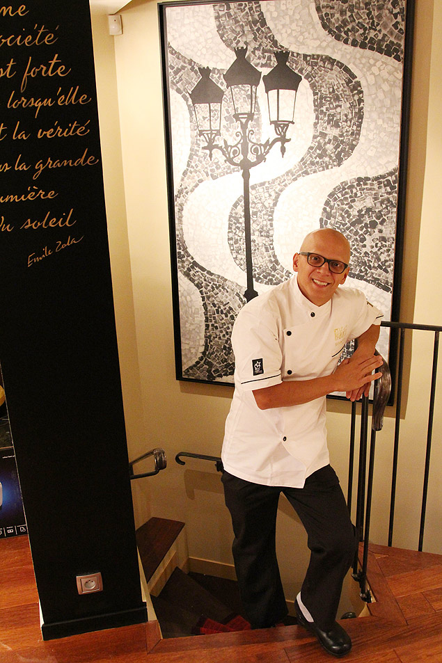 Chef Eduardo Jacinto, 36, do Le Pario, em Paris 