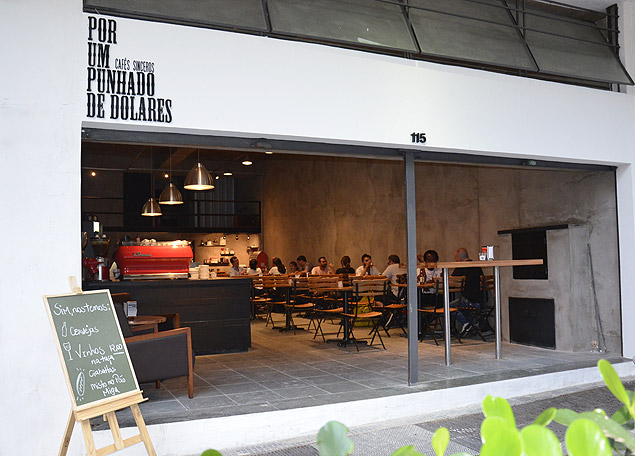 Cafeteria Por Um Punhado de Dlares, no centro de So Paulo