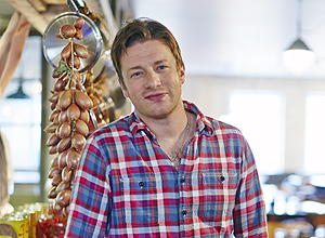 O chef britnico Jamie Oliver, em Londres