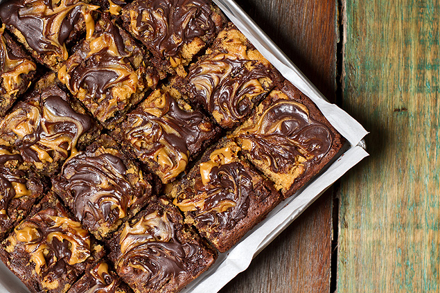 Brownie de manteiga de amendoim