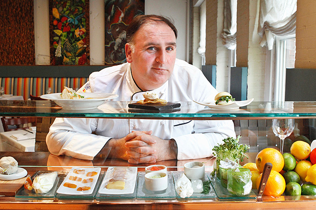 Foto de arquivo do chef espanhol Jos Andrs em seu restaurante Minibar