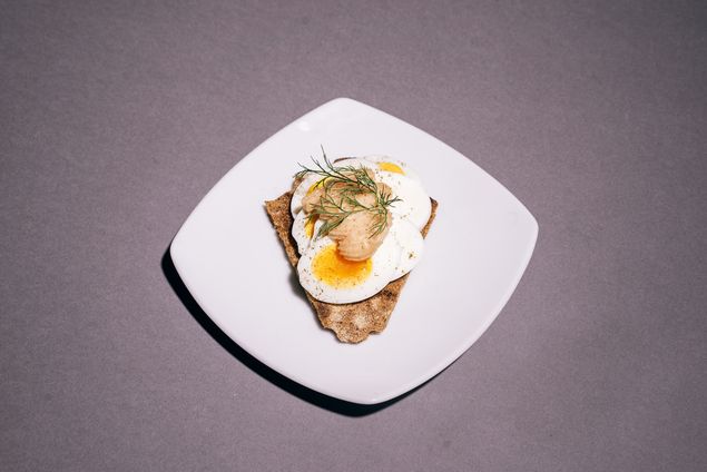 Kalles Kaviar, a cod roe paste which is uniquely popular in Sweden, served with toast and a boiled egg at ScandiKitchen, a Scandinavian store and restaurant in London, July 16, 2015. Tubes of Kalles have never found much favor abroad, a fact that is now being used in gently mocking ads to help bolster the product&#146;s Swedish identity. (Tom Jamieson/The New York Times)