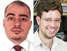 Os jornalistas da Folha Pedro Soares e Alencar Izidoro, que participam do bate-papo