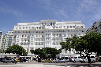 Fachada do Copacabana Palace, no Rio (Ayrton Vignola-12.jan.2006/Folha Imagem)