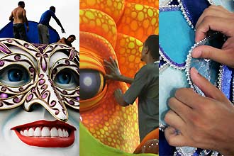 Alegorias do Carnaval de So Paulo; escolas do Grupo Especial desfilam nesta sexta-feira e no sbado no Anhembi