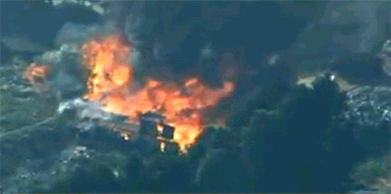 Incndio destri parte de favela na regio do aeroporto de Congonhas, na zona sul de So Paulo