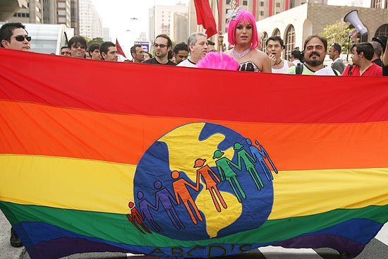 Manifestação na av. Paulista contra agressões que aconteceram no último fim de semana