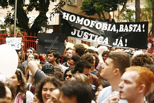 Manifestação contra Homofobia Mackenzie