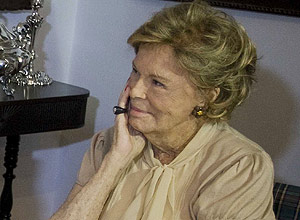 Lily Marinho no almoo que ofereceu em julho de 2010 a Dilma Rousseff, ento candidata do PT  Presidncia