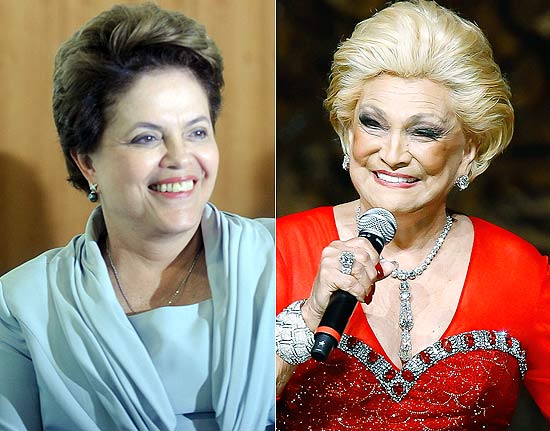 Dilma Rousseff e Hebe Camargo se encontraram no Palácio da Alvorada na última quinta-feira