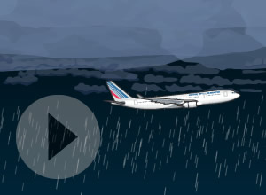Veja em flash a reproduo dos ltimos minutos e da queda do voo 447 da Air France, que caiu no oceano em 2009