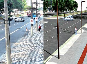 Prefeitura inicia remodelagem de trecho da avenida Brigadeiro Faria Lima; via deve ficar parecida com a avenida Paulista