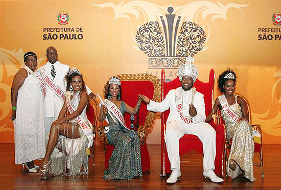 Corte do Carnaval 2012 de So Paulo, cuja eleio ocorreu na noite desta quarta-feira no Palcio do Anhembi