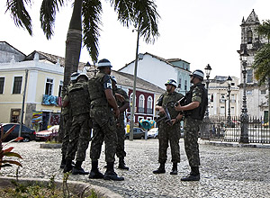 Exército faz reforço do policiamento no Pelourinho