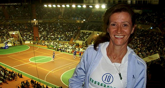 Magda Galasso, jogadora que foi morta pelo filho em sua casa no último sabado (11)