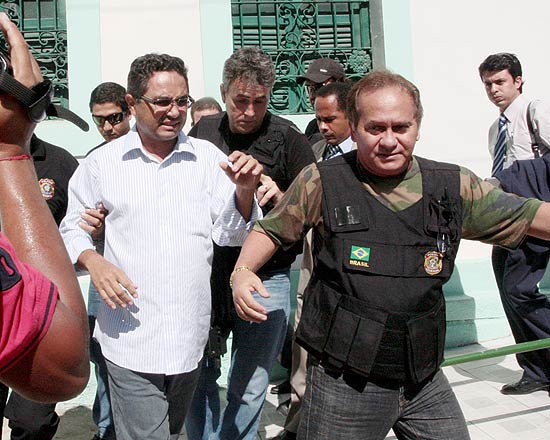 Ex-deputado Francisco Tenório (PMN-AL) quando foi preso em fevereiro de 2011